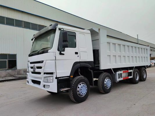 フロントリフティングスタイルダンプトラック 12.00r20 タイヤ 375HP シノトルク HOWO 8*4 中古トラック