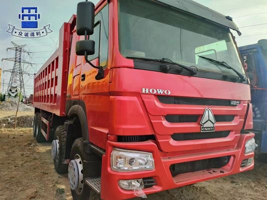フロントリフティングスタイル 351-450hp HOWO 8*4 5ton 8ton 10ton ティッパートラック 建設用ダンプトラック