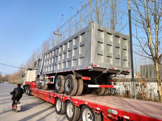 GCC認定 Shacman F3000 8*4 ターピングダンプトラック 6-8L エンジン容量 グレー