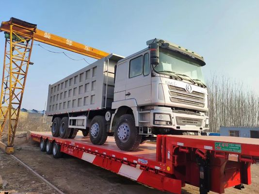 GCC認定 Shacman F3000 8*4 ターピングダンプトラック 6-8L エンジン容量 グレー