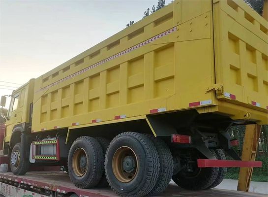 10タイヤ Sinotruck HOWO 6*4 中古ダンプトラック フロントリフティングスタイル エミッションユーロ 3/4/5