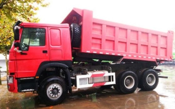 マニュアルトランスミッション Sinotruck HOWO 40トン 6X4 10ホイールダンプトラック