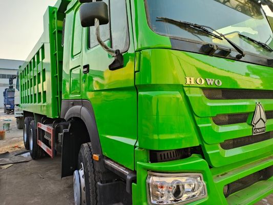販売後サービス保証 HOWO 375HP 6*4 トゥープレスタイヤデザインのダンプトラック