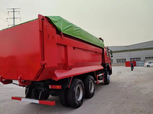 中古 351-450hp Sinotruck HOWO 6*4 放射タイヤ設計のダンプトラック