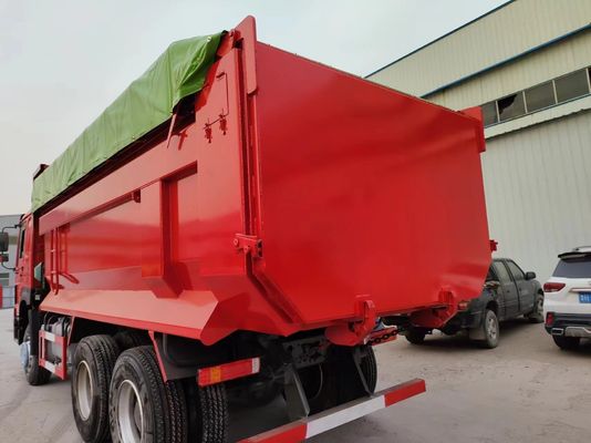 中古 351-450hp Sinotruck HOWO 6*4 放射タイヤ設計のダンプトラック