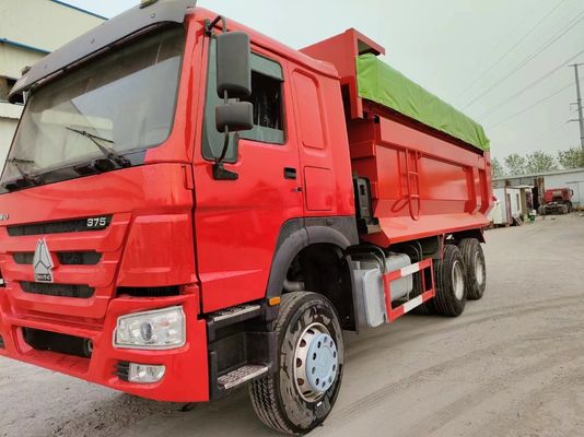 中古 351-450hp Sinotruck HOWO 6*4 放射タイヤ設計のダンプトラック
