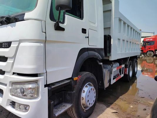 6×4 フロントリフティングスタイル ダンプトラック 351-450HP 中古 シノトラック HOWO 10ホイラー ホワイト