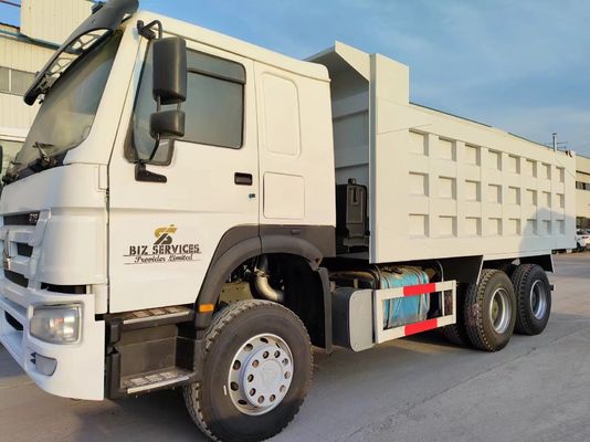 6×4 フロントリフティングスタイル ダンプトラック 351-450HP 中古 シノトラック HOWO 10ホイラー ホワイト