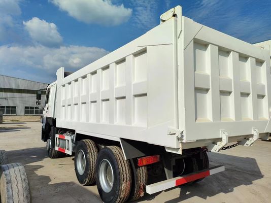 6×4 フロントリフティングスタイル ダンプトラック 351-450HP 中古 シノトラック HOWO 10ホイラー ホワイト