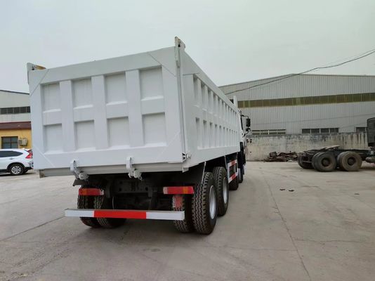 375HP Sinotruk HOWO 8*4 ダンプトラック 中古トラック 12輪 ホワイト 輸送