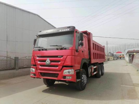 シノトルク HOWO 6X4 371HP ダンプトラック ターパー ダンパー 赤い色 HOWO 駆動ホイール 6×4