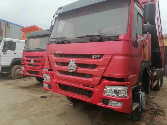 シノトルク HOWO 6X4 371HP ダンプトラック ターパー ダンパー 赤い色 HOWO 駆動ホイール 6×4