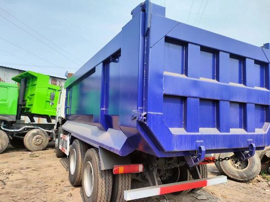 6X4 HOWO 400HP 12ホイールUバスケットティッパーダンパーティッパートラック 6-8Lエンジン容量
