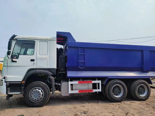 6X4 HOWO 400HP 12ホイールUバスケットティッパーダンパーティッパートラック 6-8Lエンジン容量