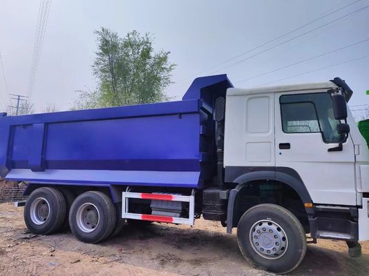 6X4 HOWO 400HP 12ホイールUバスケットティッパーダンパーティッパートラック 6-8Lエンジン容量