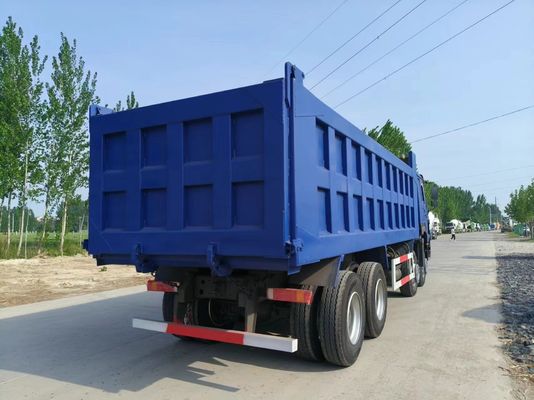 マニュアルトランスミッション 371HP シノトラック HOWO ティッパートラック 10 タイヤ 6X4 ダンパー 中古ダンプトラック