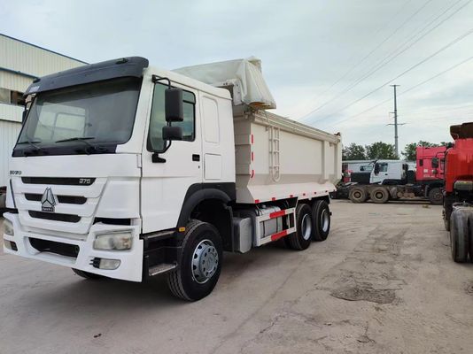351-450hp 高容量半径タイヤ設計 HOWO 6*4 U型建設用ティッパートラック