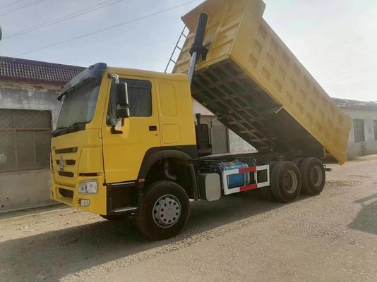 ダンプトラック 10ホイラー 黄色 HOWO シノトラック 6X4 鉱山トラック 351-450馬力