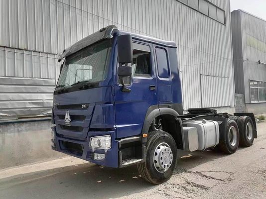 ブルー シノトルク HOWO 6X4 10 ホイール 強力な牽引能力を持つ二輪トラック