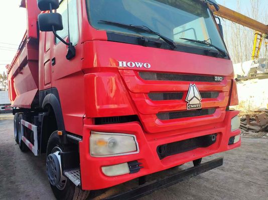 手動トランスミッション HOWO 6*4 右運転 U型ティッパートラック 建設用ダンプトラック