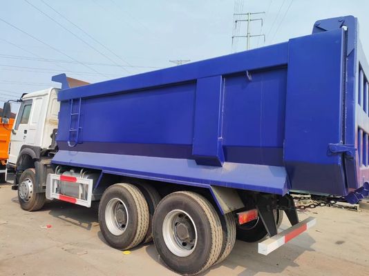 シノトラック HOWO 6*4 ダンプトラック 中古トラック 10 タイヤ 白と青 U型貨物