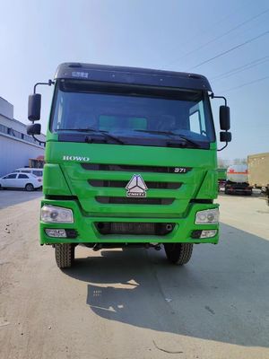 シノトルク HOWO 8*4 ダンプトラック 375HP グリーン カラー 10500 x 2600m x 3400mm