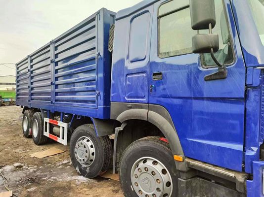 Sinotruck HOWO Blue 8*4 ボックス トラック 10タイヤ 中古 トラック 6×4駆動ホイール