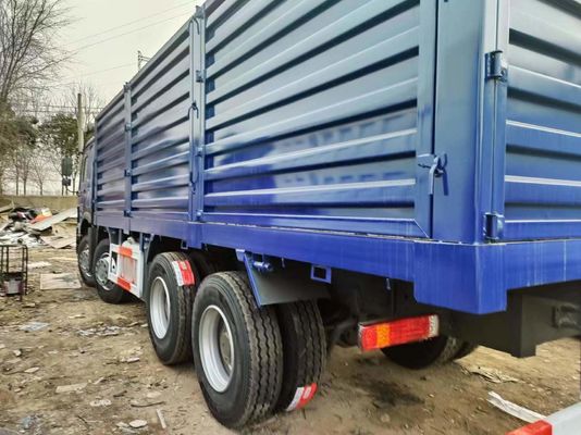 Sinotruck HOWO Blue 8*4 ボックス トラック 10タイヤ 中古 トラック 6×4駆動ホイール