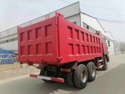 6×4 HOWO 16 20立方メートル 10ホイール ディーゼルエンジン 鉱山 ダンプトラック ティッパートラック 赤色