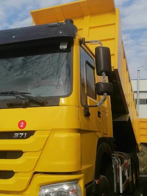 6X4 駆動ホイール HOWO トラック 371 ターパー 6-8L エンジンの容量を持つ使用されたダンプ トラック