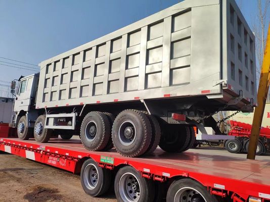 Shacman 8X4 中古ダンプトラック 375HP 12ホイール 40t フロントリフティングスタイル 馬力 351-450hp