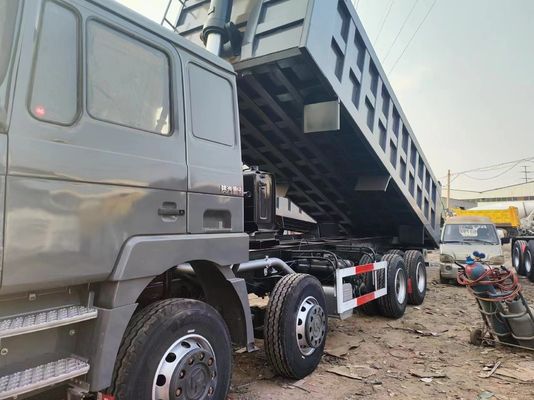 Shacman 8X4 中古ダンプトラック 375HP 12ホイール 40t フロントリフティングスタイル 馬力 351-450hp