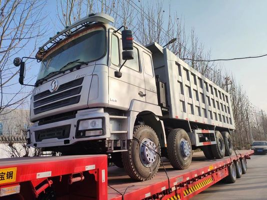 Shacman 8X4 中古ダンプトラック 375HP 12ホイール 40t フロントリフティングスタイル 馬力 351-450hp